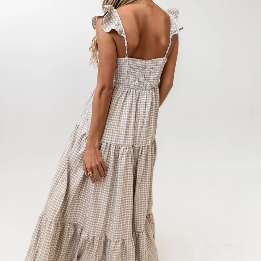 Bohme Salome Gingham Maxi Dress - Picture 3 of 5